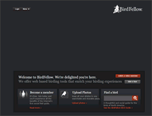Tablet Screenshot of birdfellow.com